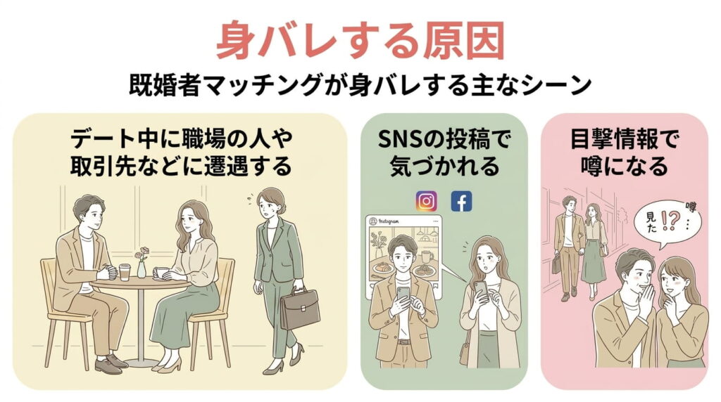 身バレする原因