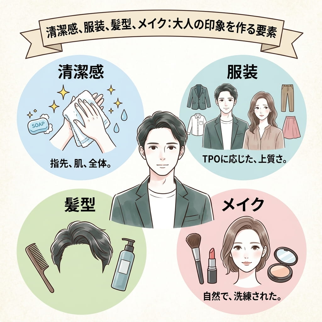 大人の印象を作る要素