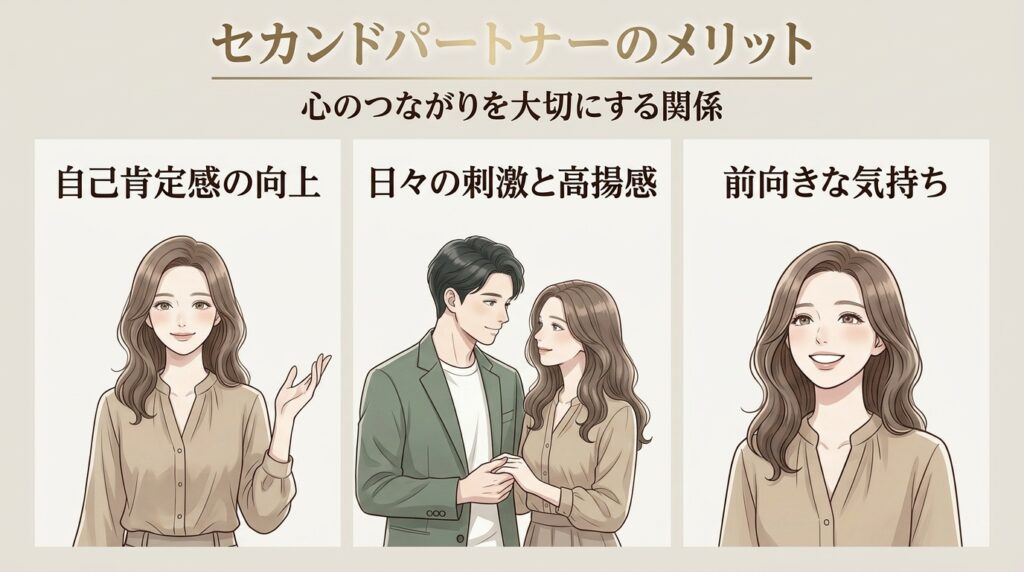 セカンドパートナーのメリット
