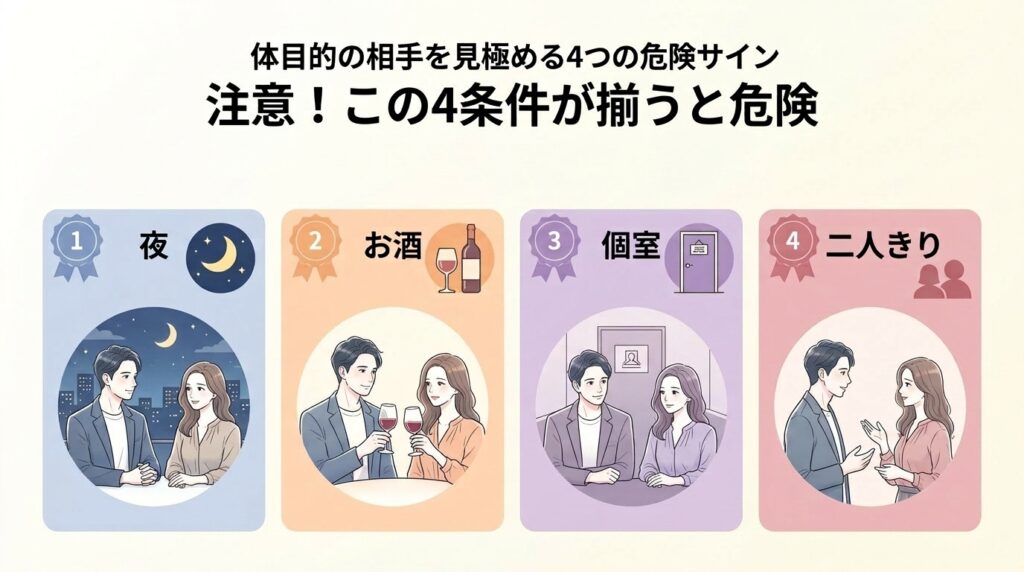 既婚者マッチングアプリ体目的の人を見極めるサイン
